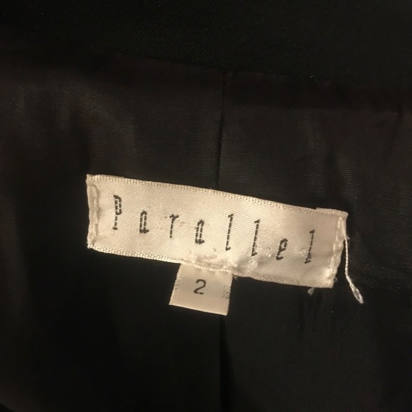 Parallel Black trench coat - Picture 5 of 7